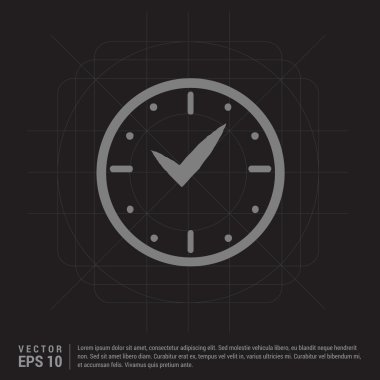 Saat simgesi. Saat simgesini