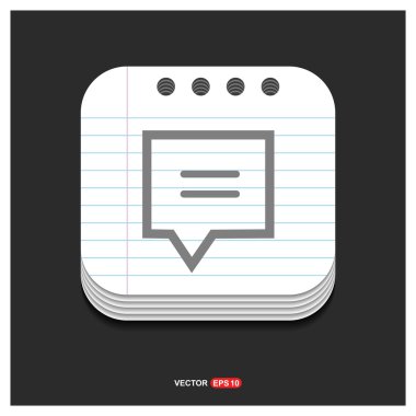 konuşma balonu simgesi