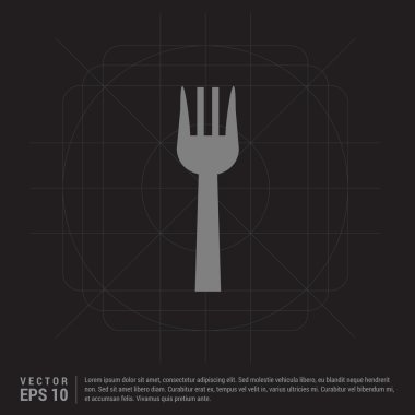 Mutfak çatalı simgesi