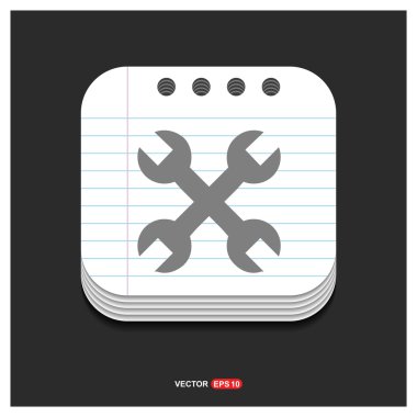 Onarım araçlar simgesi