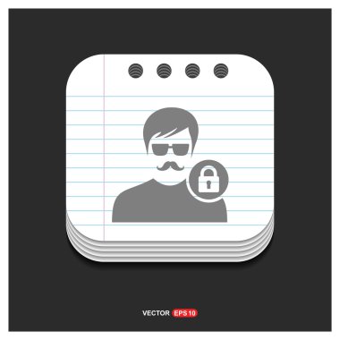 güvenli kullanıcı avatar simge