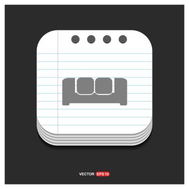 mobilya kanepe simgesi