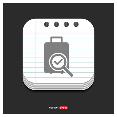 seyahat bagaj simgesi