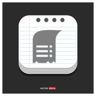 Kağıt belge simgesi