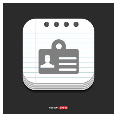 Kişisel Kimlik Kart Simgesi