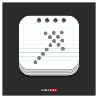 yukarı ve ok simgesi köşe