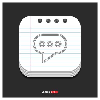 konuşma balonu simgesi