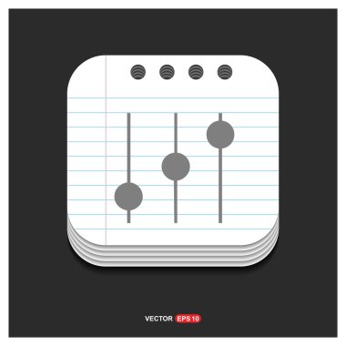 ses ayarları ekolayzer simgesi