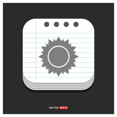 Güneş, güneş simgesi