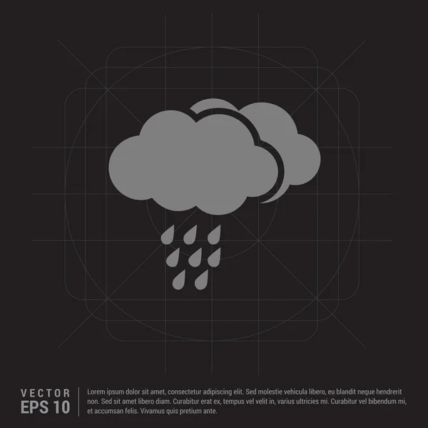 Icône web météo — Image vectorielle