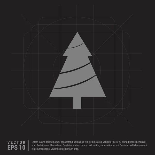 Hintergrund Weihnachtsbaum — Stockvektor