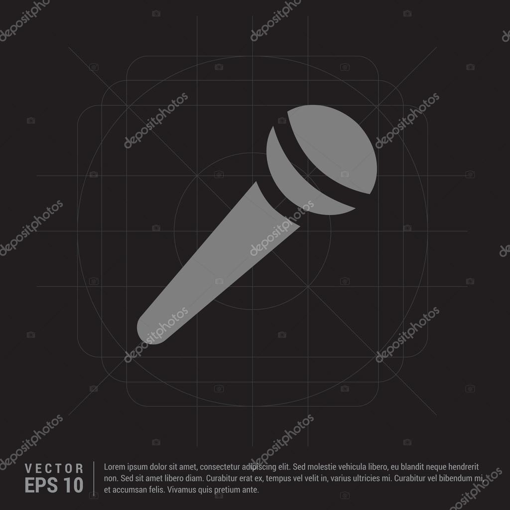 Pictogram microphone icon vector illustration