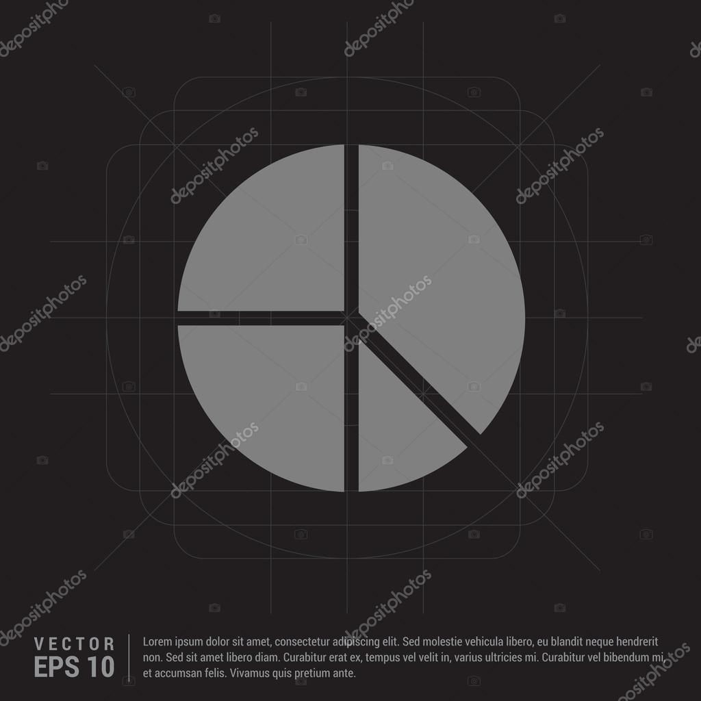 Business diagram Icon. Business Pictogram. vector illustration