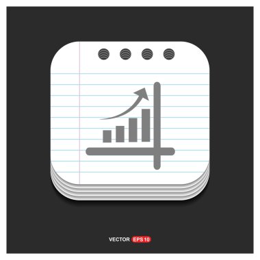 İlerleme grafik simgesi. 