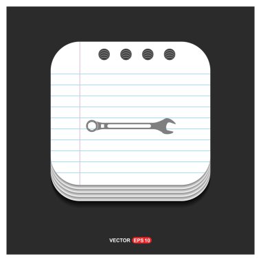 İngiliz anahtarı aracı simgesi 