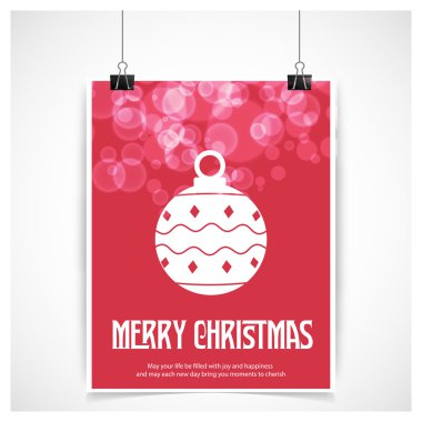 Noel top tebrik kartı.