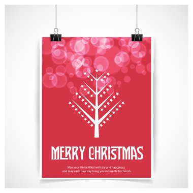 neşeli Noel kart köknar ağacı