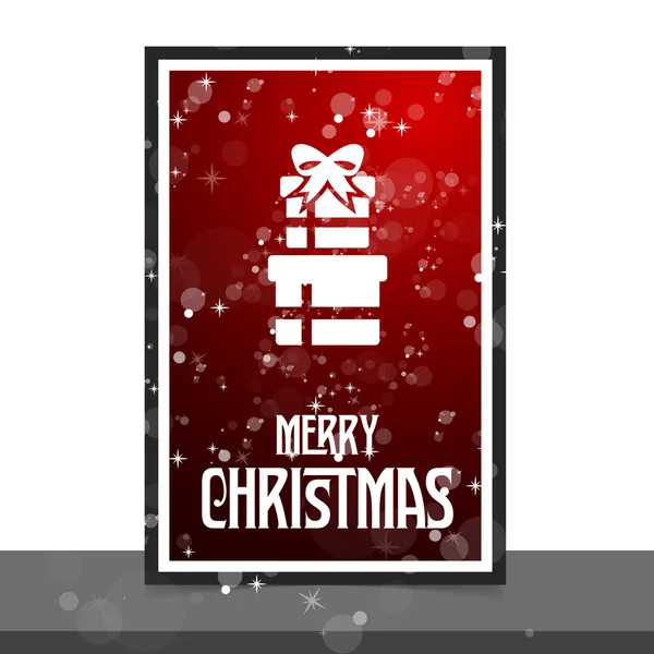 Merry Christmas and Happy Winter backgroud — Stock Vector