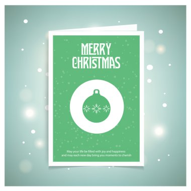 Noel top tebrik kartı.