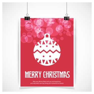 Noel top tebrik kartı.