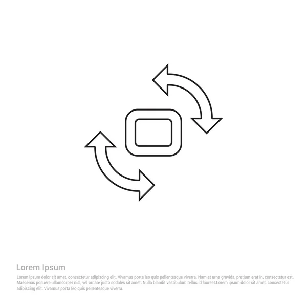 Icône de pictogramme contour — Image vectorielle