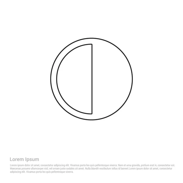 Icono gráfico circular — Vector de stock