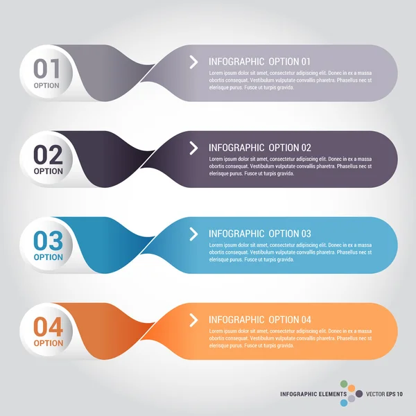 Diseño de plantilla de infografía empresarial — Vector de stock