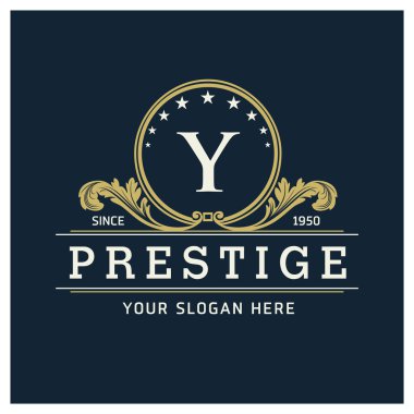 Company Logo Template with Letter Y