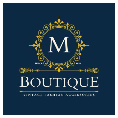 Butik Logo Tasarım M harfinden