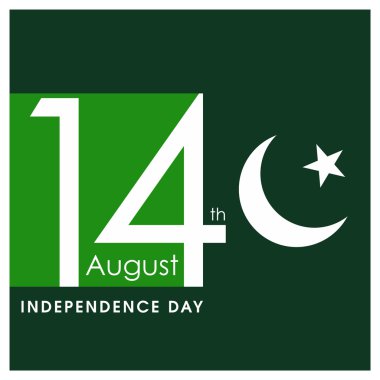 Pakistan Bağımsızlık günü kartı