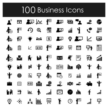 Web ve mobil iş ikonları/simgeleri için ayarla