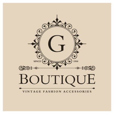 Boutique Logo Design with Letter G
