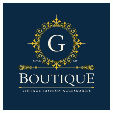 Boutique Logo Design with Letter G