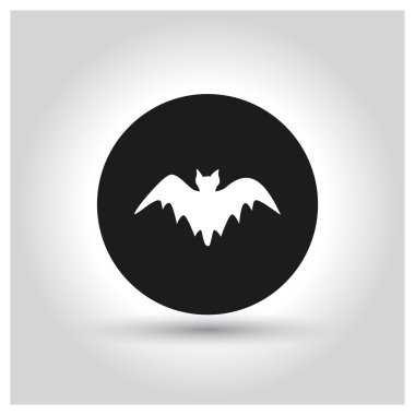 Cadılar Bayramı yarasalar piktogram öğesi