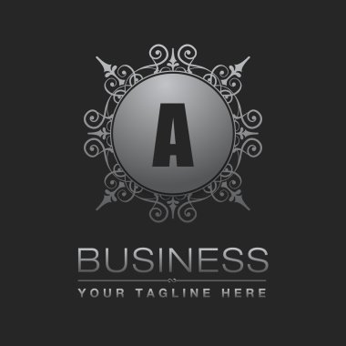A harfi ile iş Logo tasarımı