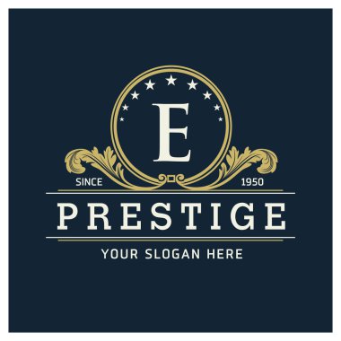 Company Logo Template with Letter E