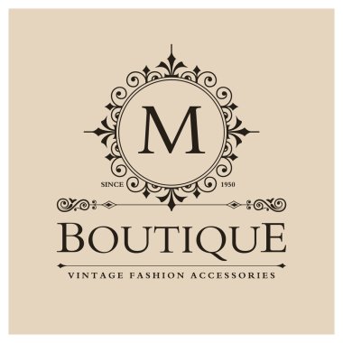 Butik Logo Tasarım M harfinden