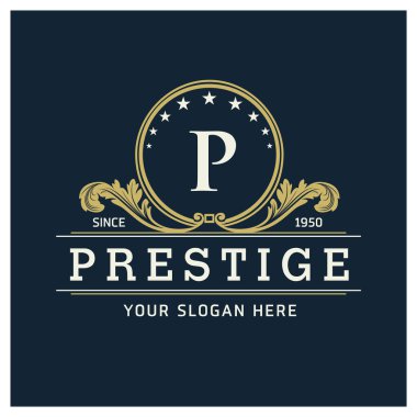 Company Logo Template with Letter P
