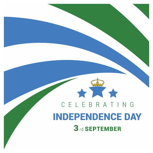Scheda di giorno di indipendenza di San Marino — Vettoriale Stock