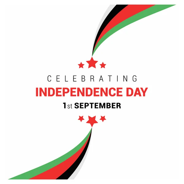 Libia Dzień Niepodległości karty — Wektor stockowy