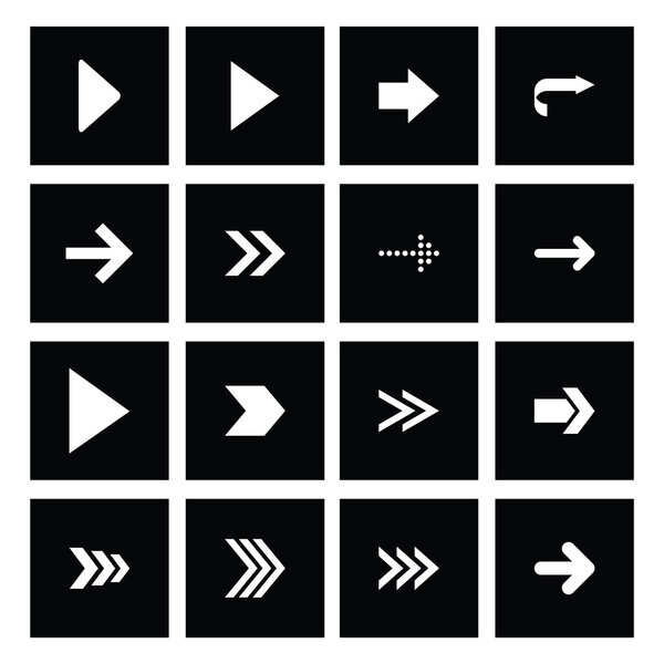 Arrows icon set