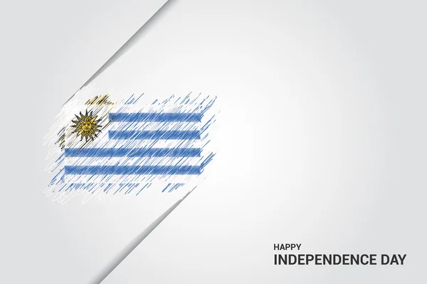 Uruguay Mutlu Bağımsızlık günü — Stok Vektör