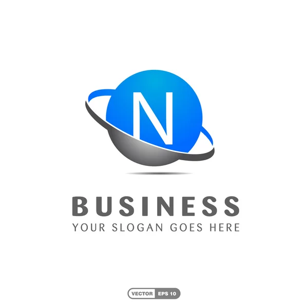 Empresa letra N logo — Vector de stock