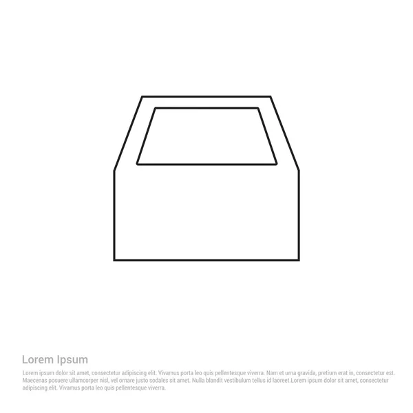 Icône de pictogramme contour — Image vectorielle