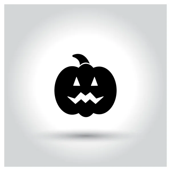 Halloween elemento pictograma de abóbora — Vetor de Stock