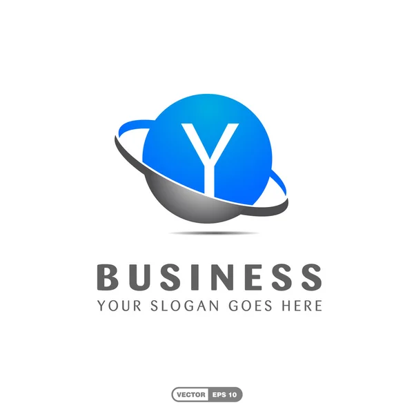 Empresa letra Y logo — Vector de stock