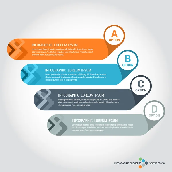 Design der Geschäftsinformationsgrafik — Stockvektor