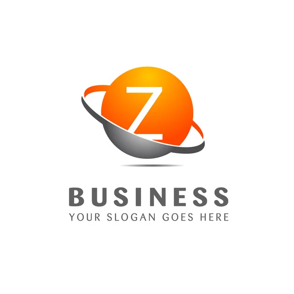 İş şirket harf Z logosu — Stok Vektör