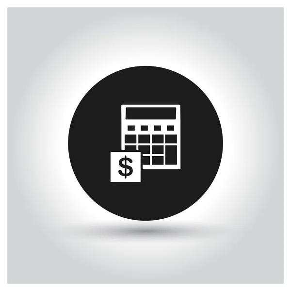 Calculator with Dollar Icon. — Stock Vector