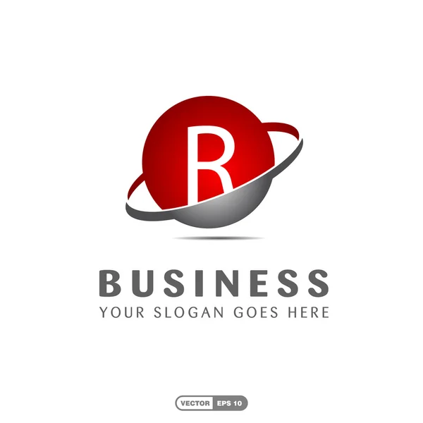 Empresa letra R logo — Vector de stock